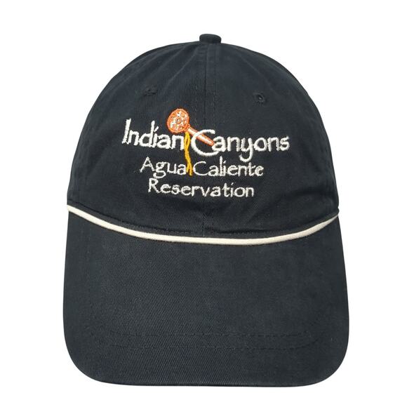 Indian Canyons Agua Caliente Reservation Baseball Cap Black One Size 6 Panel Ha - Picture 1 of 8